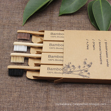 Eco-Friendly Natural Bamboo Toothbrush Organic BPA Free Durable with Ergonomic Handle